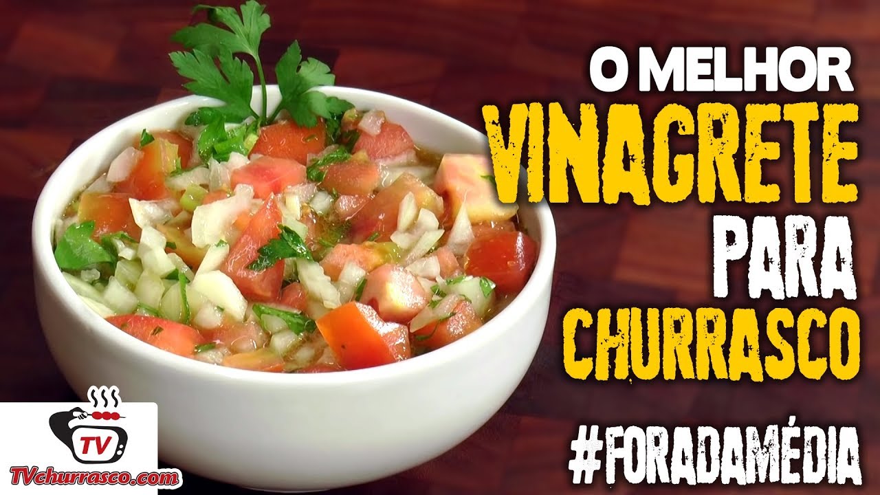 Receita de Vinagrete para Churrasco - Tv Churrasco