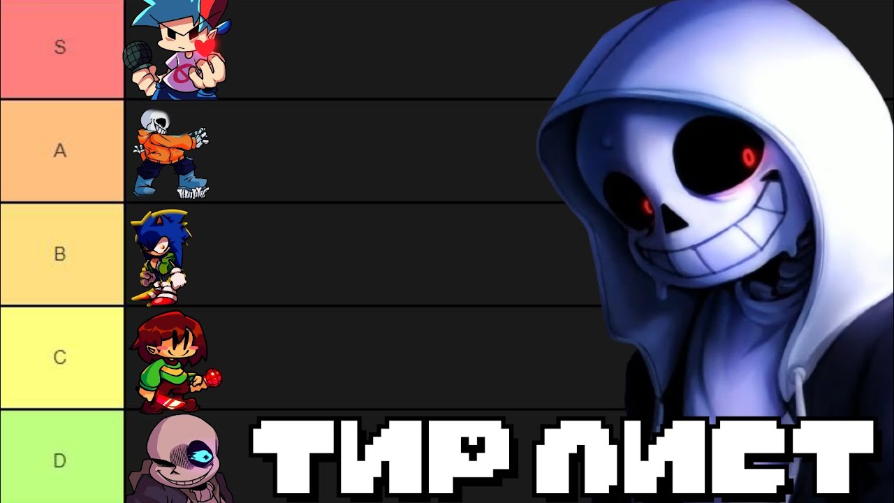 ОЦЕНИВАЮ UNDERTALE МОДЫ В FNF | ТИР ЛИСТ