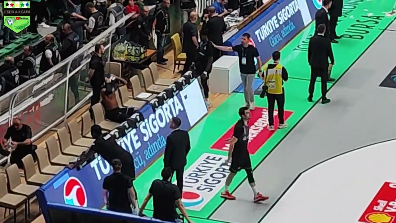 İNFO YATIRIM BURSASPOR BEŞİKTAŞ EMLAKJET 82-76 (MAÇ ÖNCESİ YAŞANANLAR)