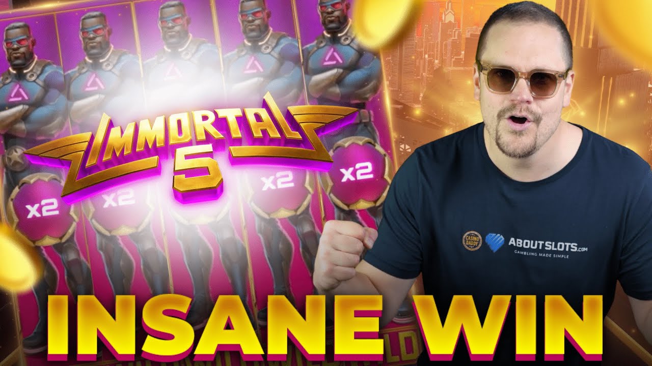 I DID NOT EXPECT THIS&hellip; IMMORTAL 5 JUST EXPLODED FOR A MASSIVE WIN! 🦸&zwj;♂️🔥