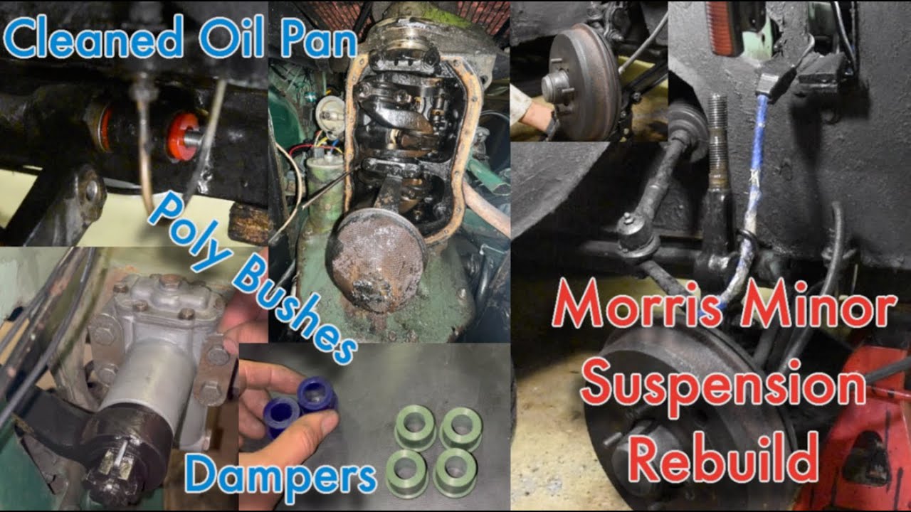 Morris Minor Suspension Rebuild + Clean Oil Pan