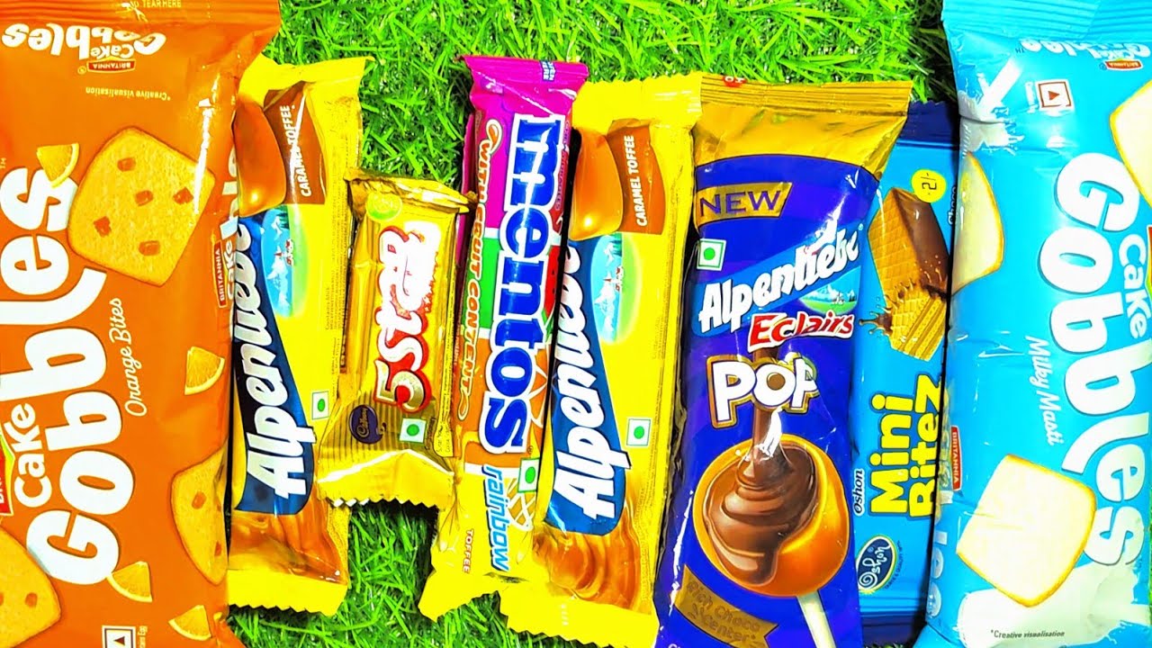 Satisfying video ASMR lollipops candy and Giant gummy candy cutting video ASMR opening candy video