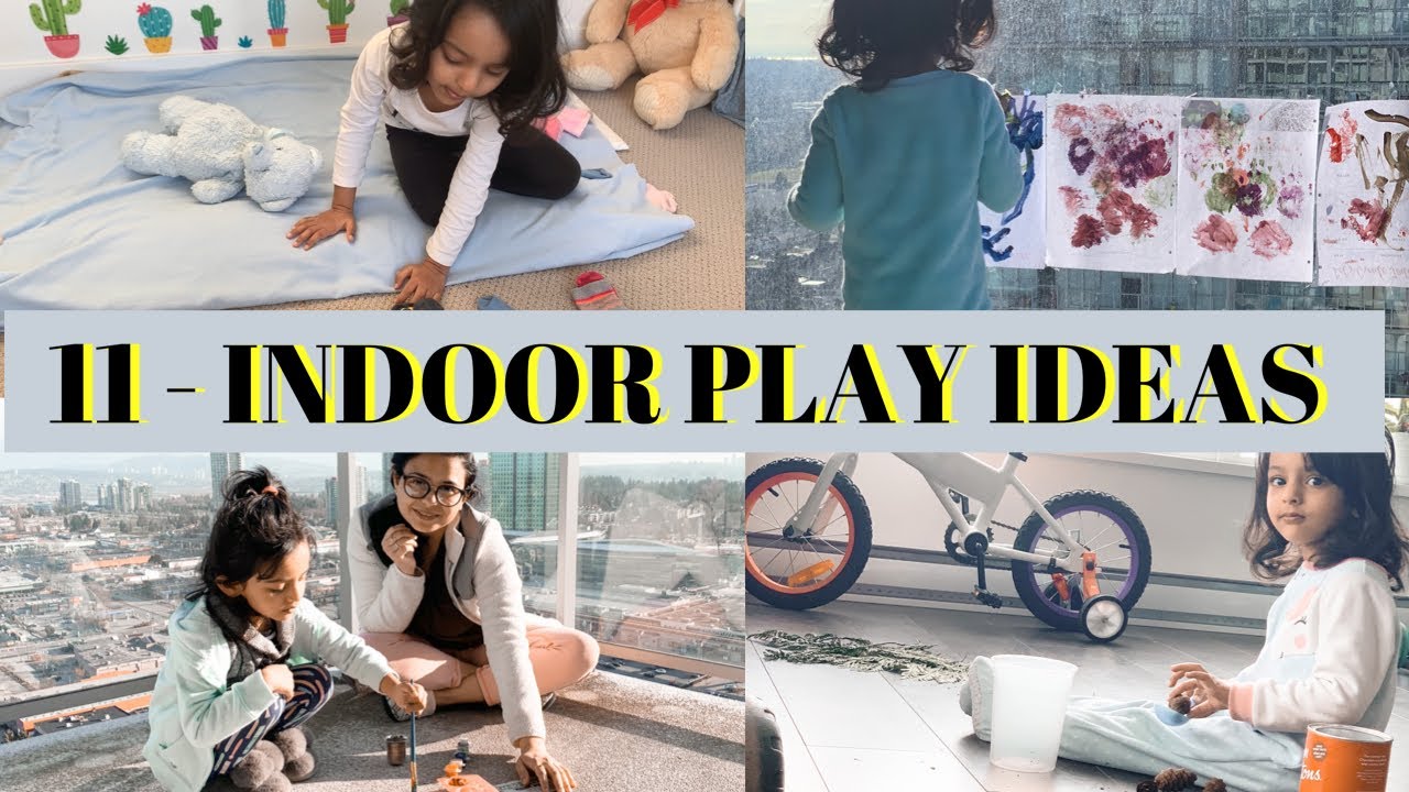 11- INDOOR Play & Activity Ideas (ZERO COST) for 2-4 Years Old