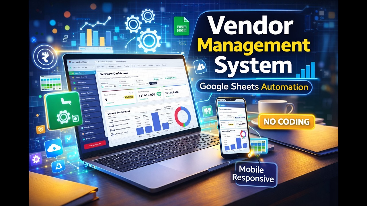 Vendor Management System in Google Sheet | Complete Vendor Management System