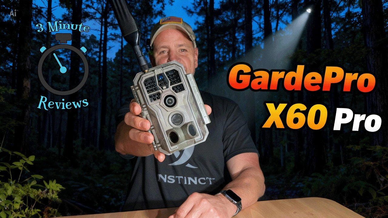 GardePro X60 Pro Trail Camera Bundle