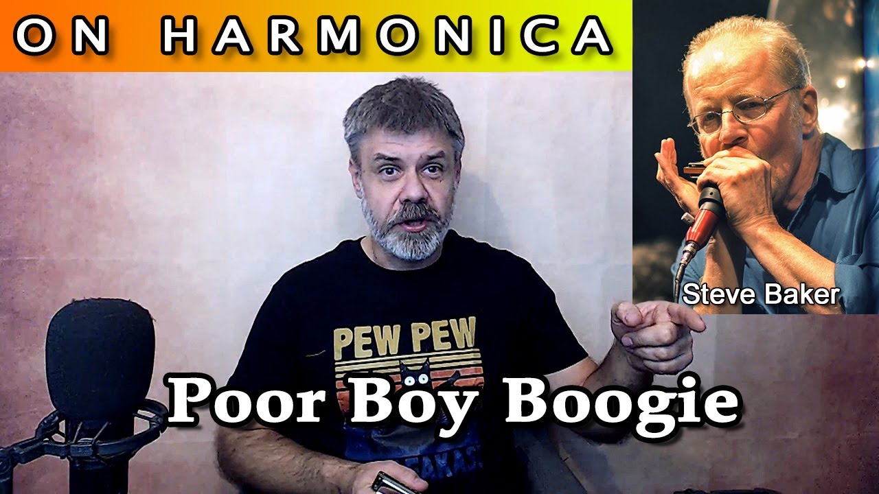 Poor boy boogie on harmonica (from Steve Baker's Playalongs)