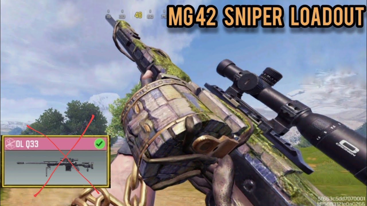 Best MG42 Sniper loadout BR | No Need Sniper skill #codmobile