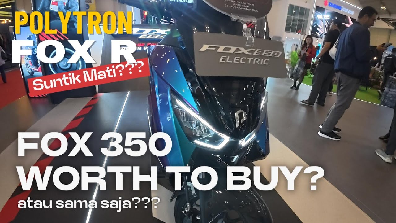 AKHIRNYA RILIS! Test Ride Polytron Fox 350 di GJAW, Nasib Fox R Diujung Tanduk?