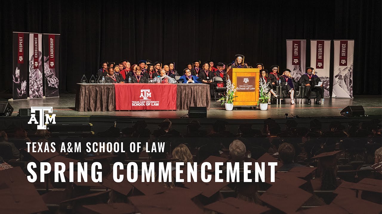Texas A&M School of Law Commencement Ceremony 2025