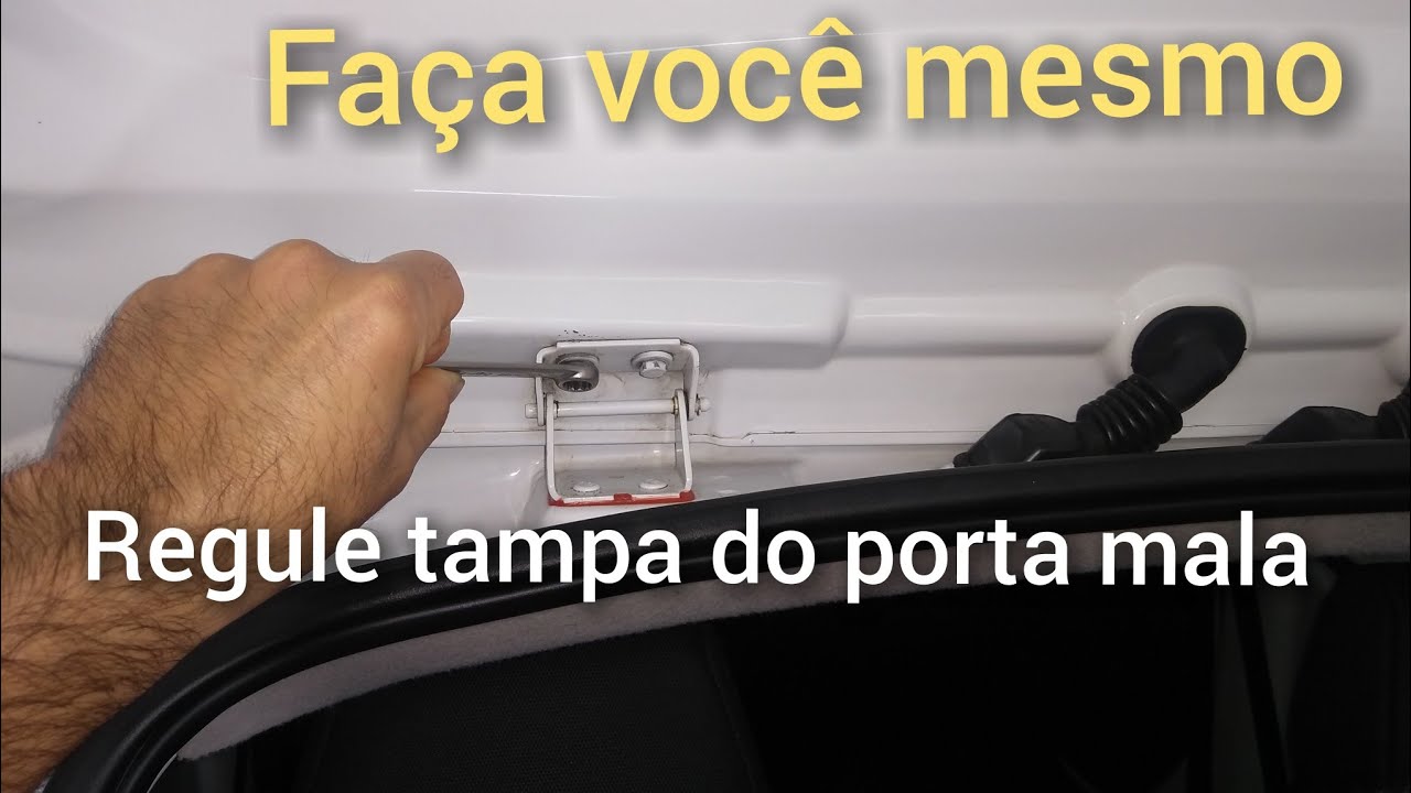 Como regular tampa do porta mala do seu veículo ,(vejam o posso a passo)