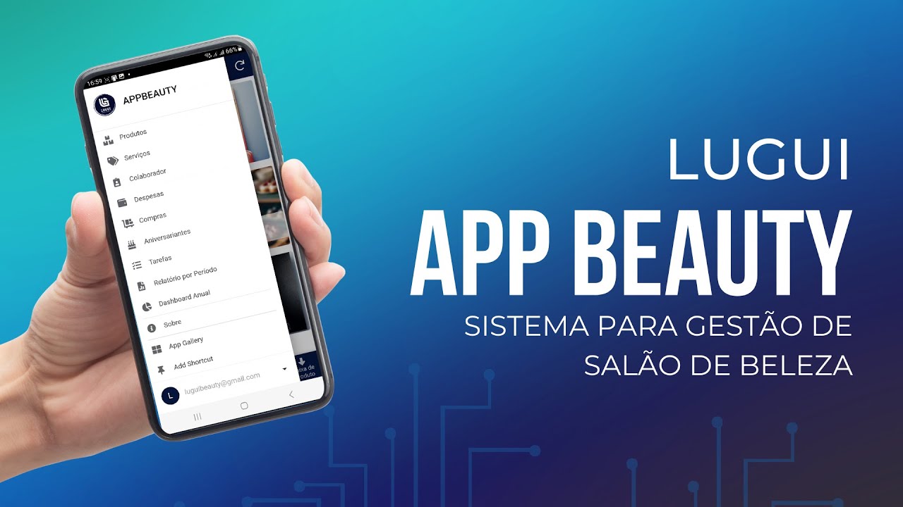 LUGUI APP BEAUTY - Sistema para gest&atilde;o de sal&atilde;o de beleza