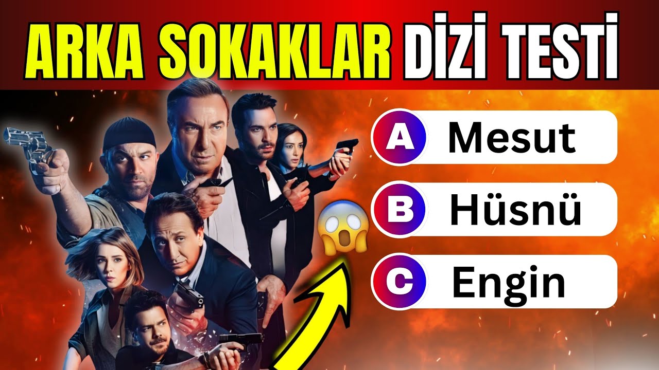 Arka Sokaklar Dizisi Hakkında Ne kadar Bilgilisiniz?🤔 Arka Sokaklar Dizi Testi🧠●Vay Bee!|HD