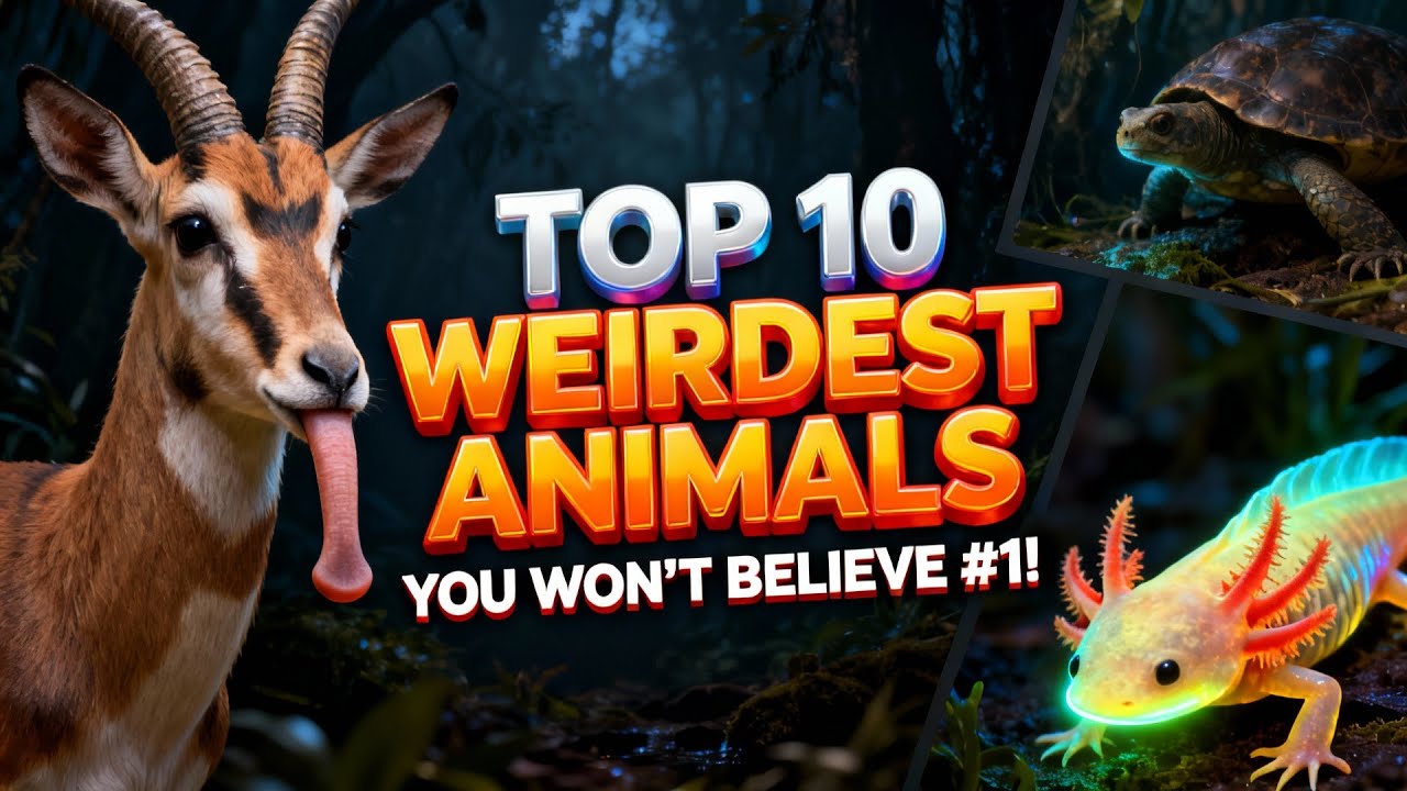 Top 10 weirdest animals! #1