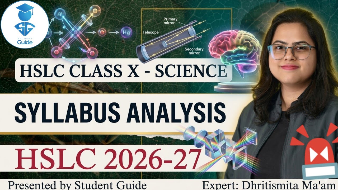 HSLC 2027 নতুন চিলেবাচ 😱 | Class 10 Science New Syllabus | SEBA/ASSEB Update