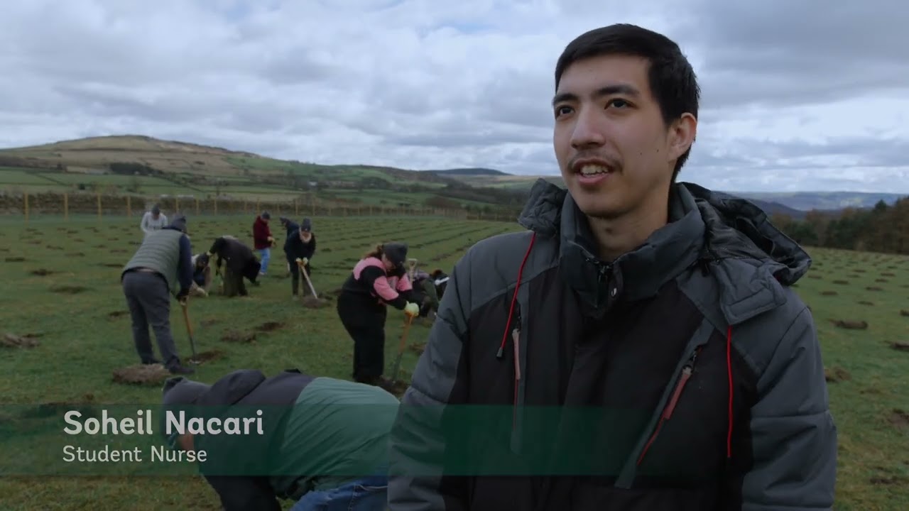Community Planting at Hayhills Farm Wood - March 2025