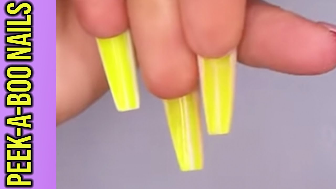 How To - Peek-A-Boo Nails - JJ's Back!!
