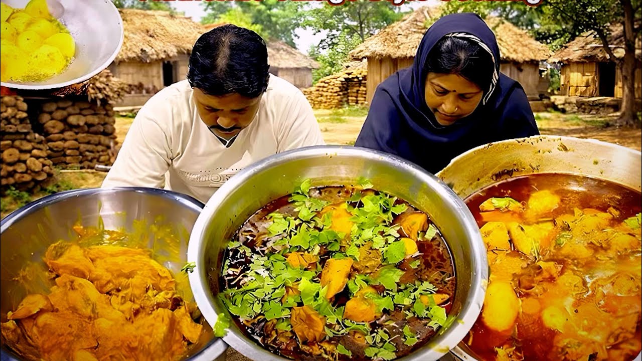 নতুন আলু দিয়ে মুরগির মাংসোর ঝোল সম্পূর্ণ ঘরে তৈরি মসলা দিয়ে বানিয়া ফেলবো এই ঘোরোয়া রেসিপি🔥