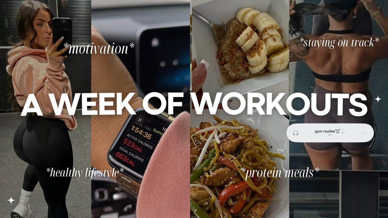 A WEEK OF WORKOUTS | full workout walk through & current split *this will motivate you*