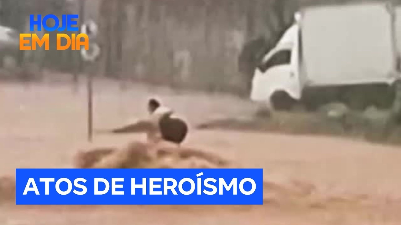 Veja histórias de heróis anônimos que salvaram vidas em dramáticas cenas das chuvas de verão