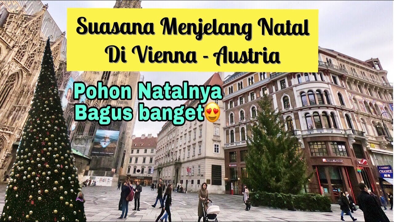 SUASANA MENJELANG HARI NATAL DI VIENNA AUSTRIA I Vlog Jalan-Jalan dan Belanja