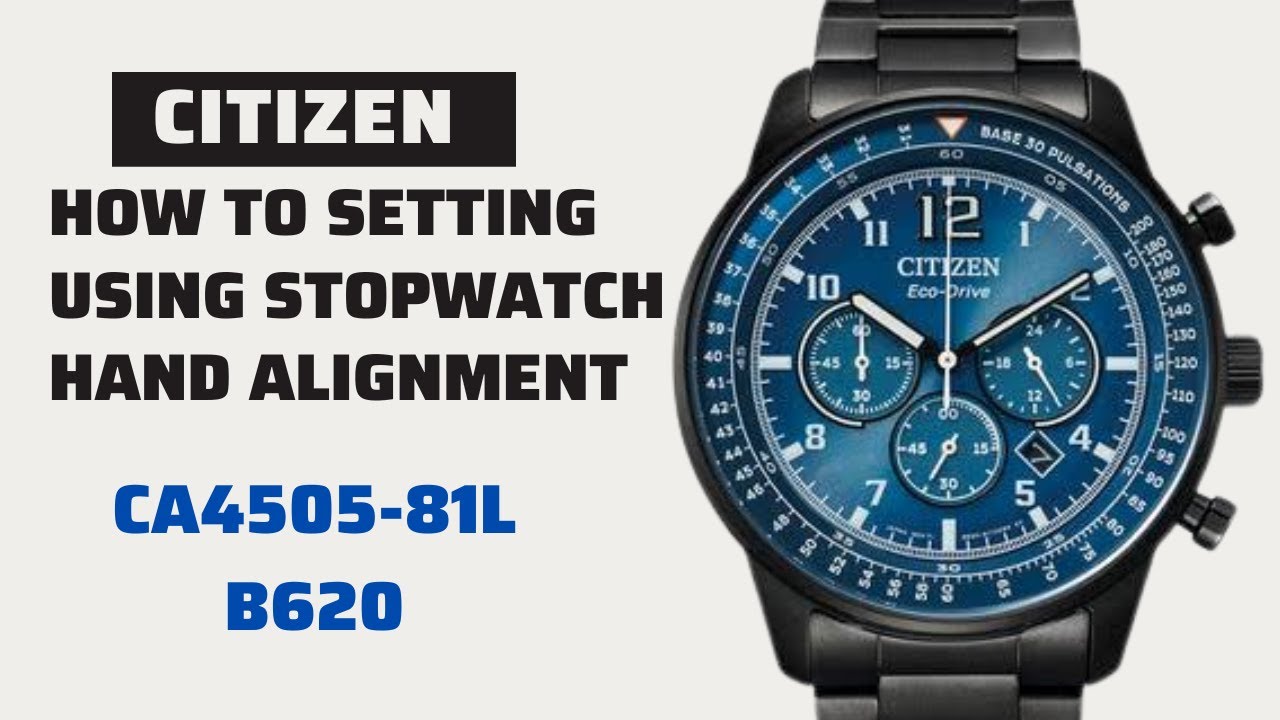 How to Setting Citizen CA4505-80L [B620]