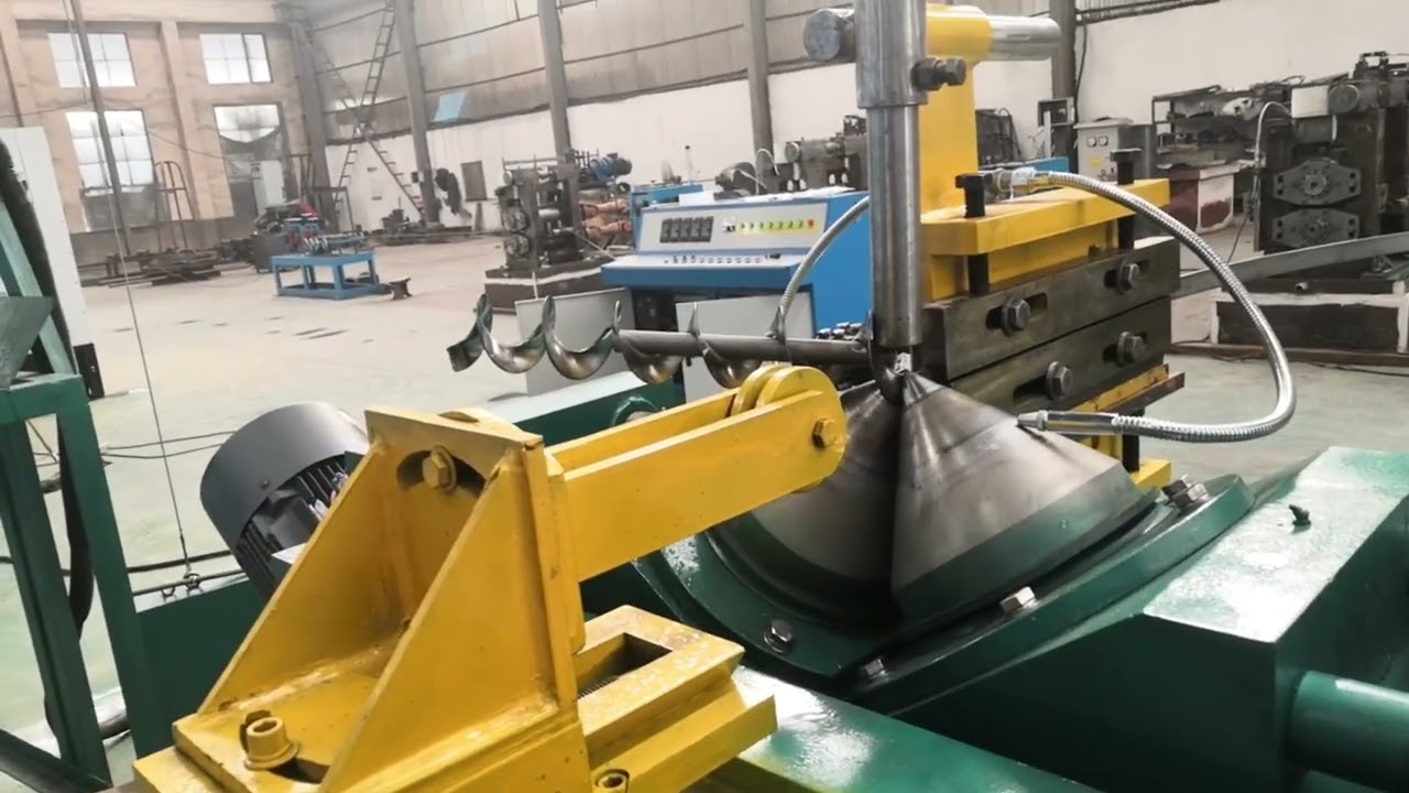 Continuous Helix Screw Flight Making Machine, Small Flights Producing