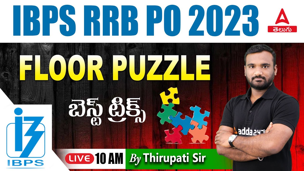 FLOOR PUZZLE BEST TRICKS FOR IBPS RRB PO | ADDA247 TELUGU