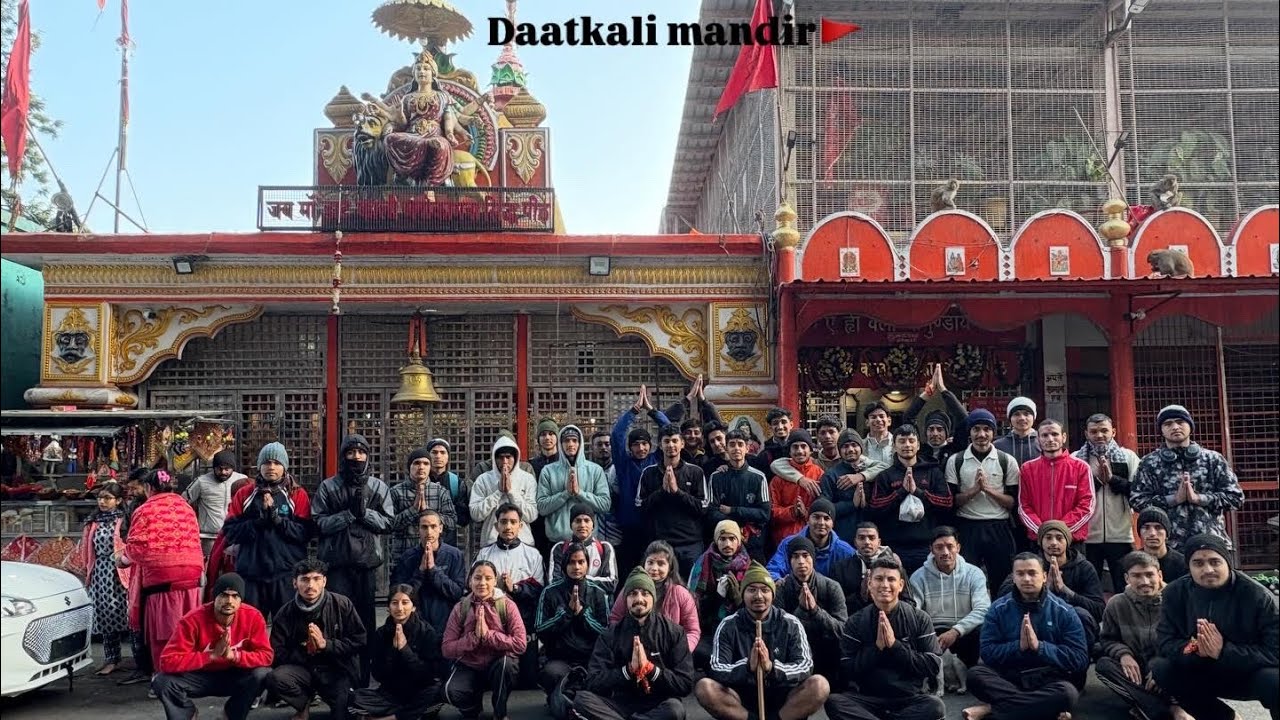 Day-41 agniveer training maa daatkali mandir 🚩🇮🇳