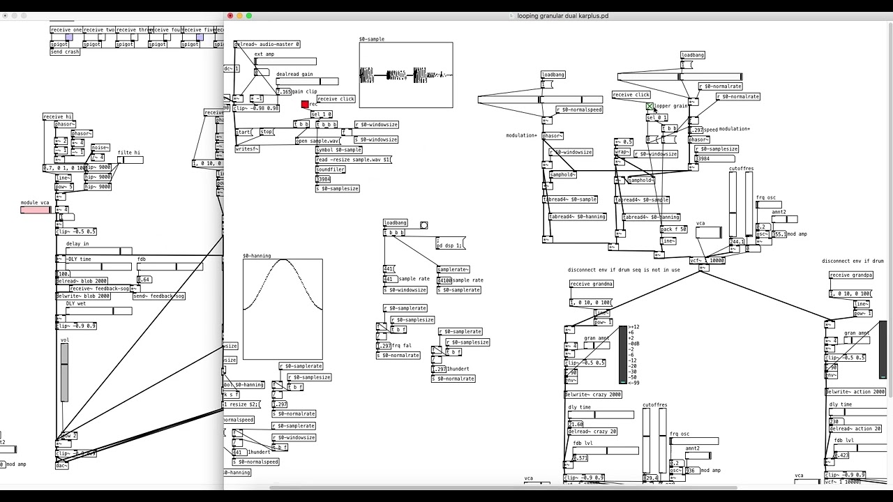 Pure Data Techno Drum Maschine
