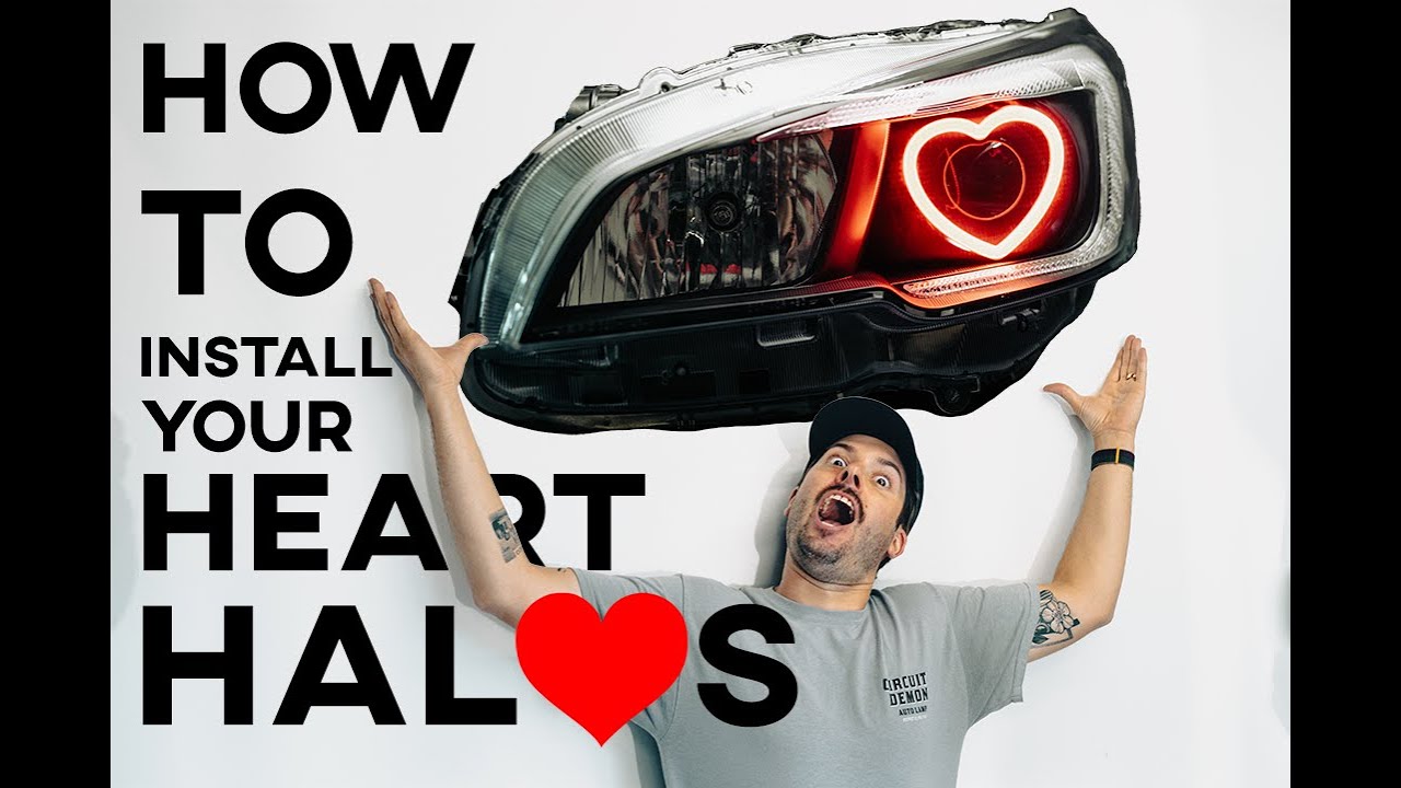 How To Mount Your Circuit Demon Heart Halos!