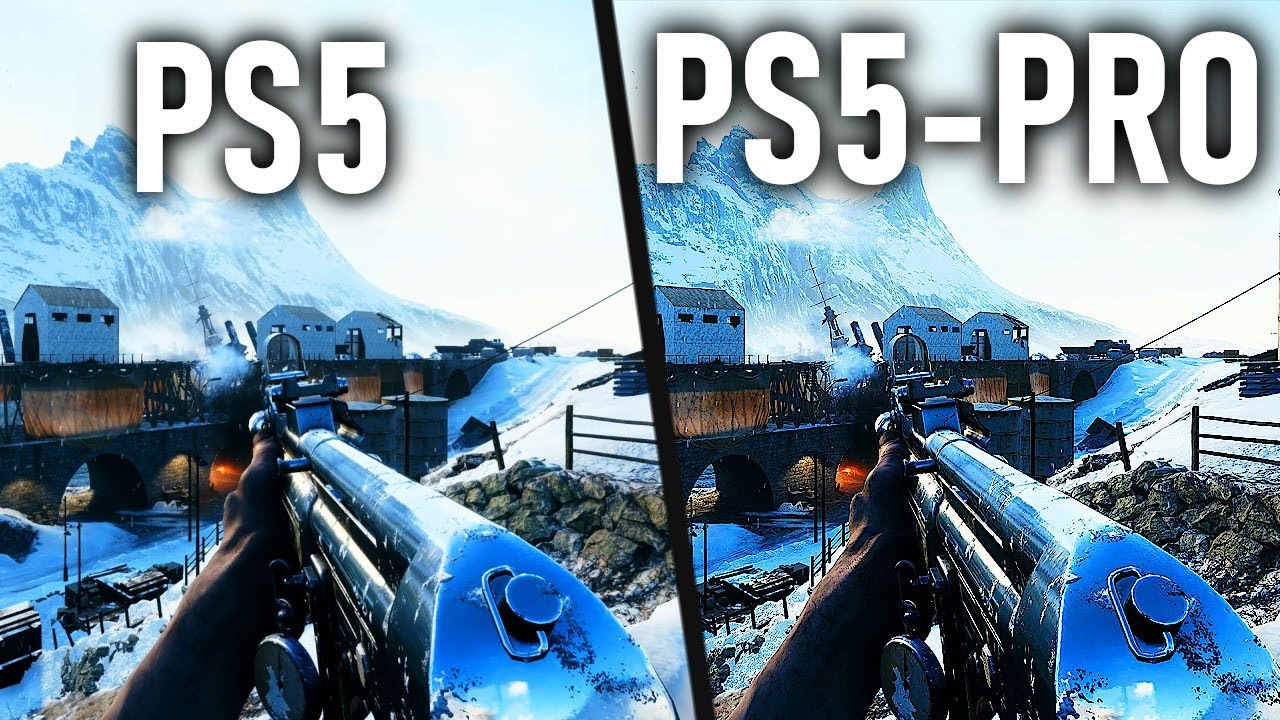 PS5 vs. PS5 Pro Comparison | Battlefield 5