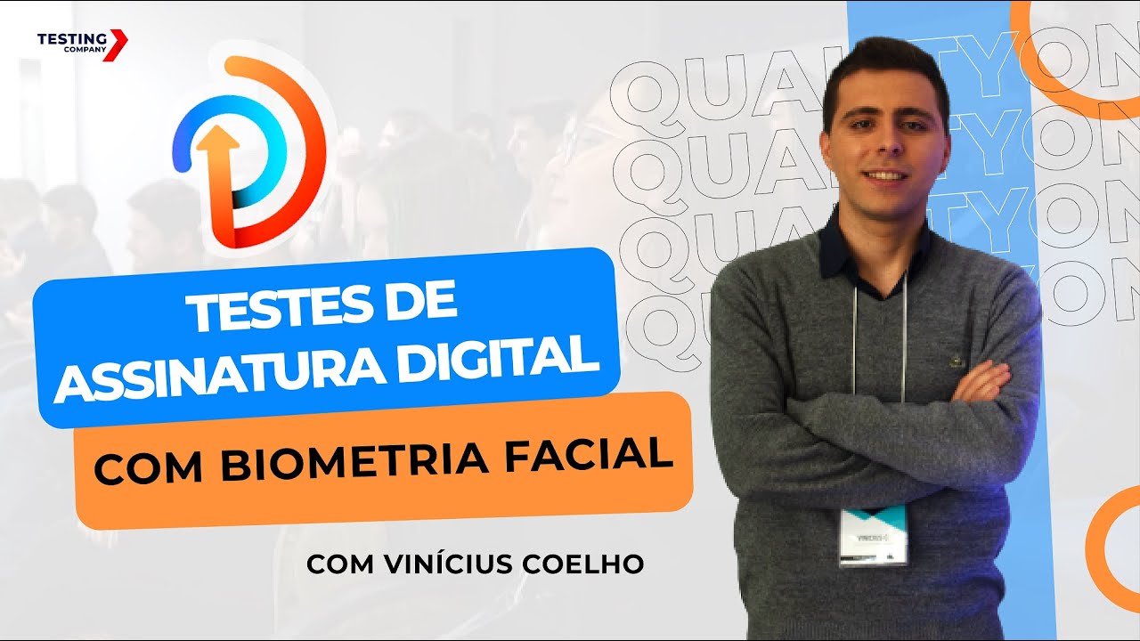 Testes de assinatura digital com biometria facial