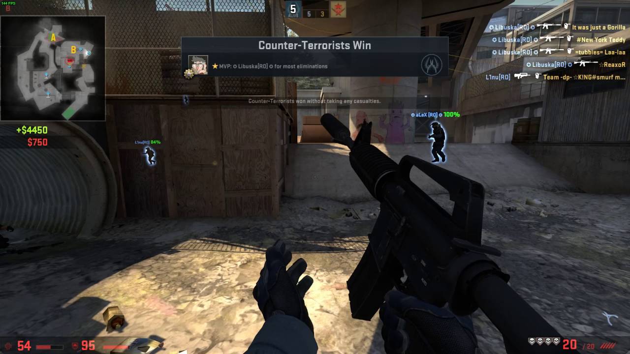 CS:GO:How to destroy a Monster rush on Overpass