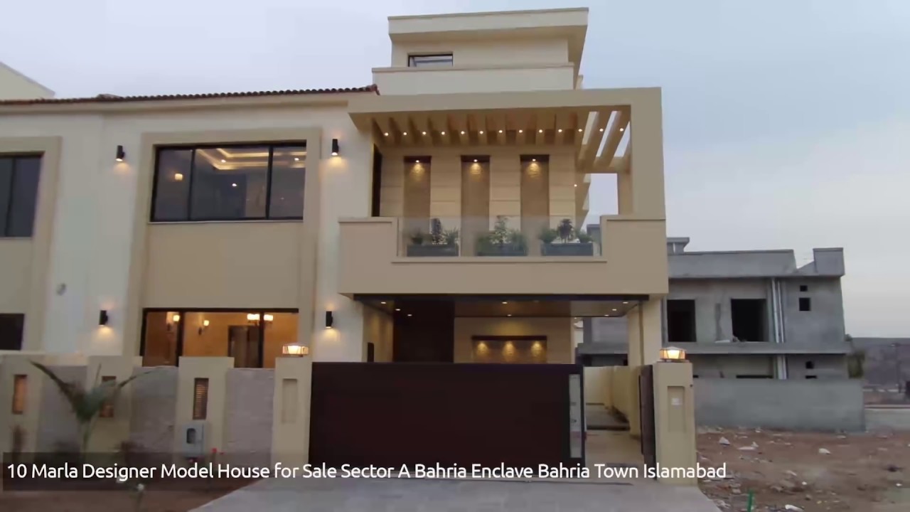 10 Marla Designer Model House for Sale, Sector A, Bahria enclave