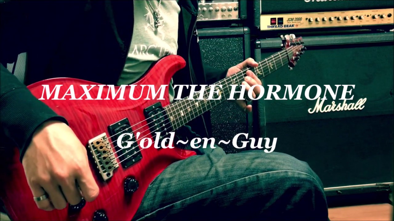 Maximum The Hormone  -  G'old~en~Guy  -   guitar cover