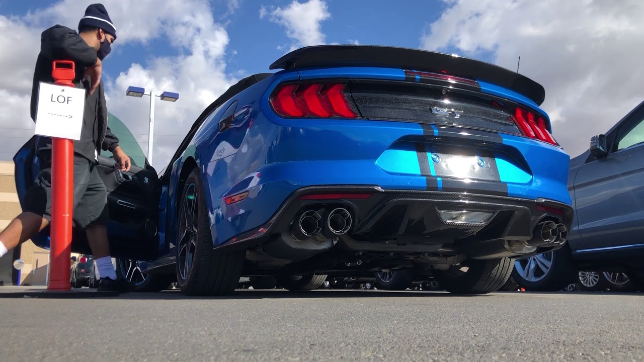 2019 mustang 5.0 Borla Atak active exhaust cold start and revs