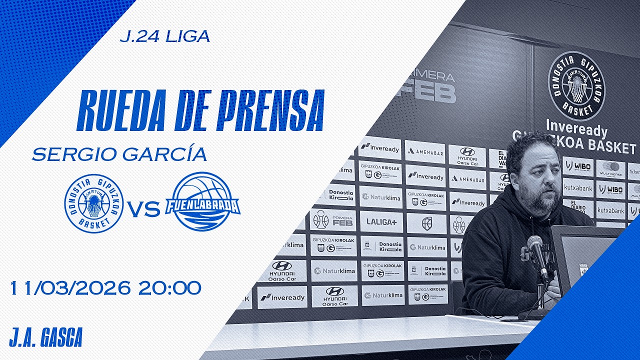 RUEDA DE PRENSA PREVIA | SERGIO GARCÍA | J.24 LIGA