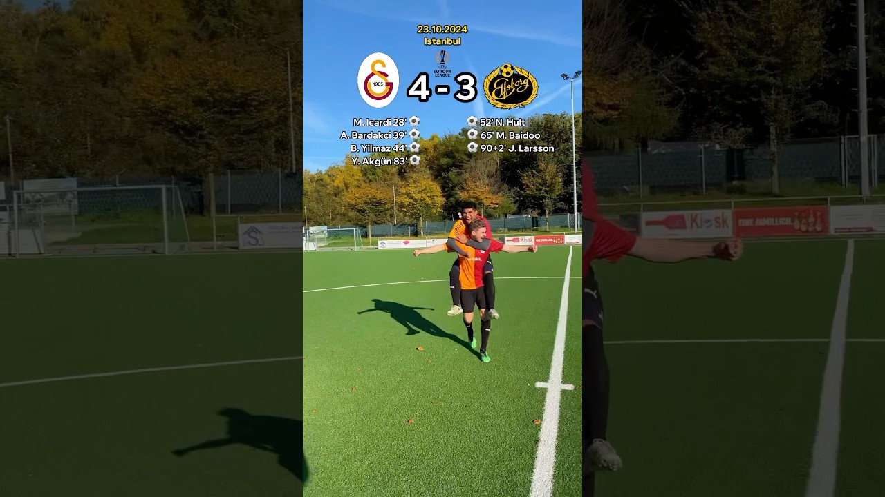 Galatasaray - IF Elfsborg Europa League 24/25 🔥 #europaleague #galatasaray #football