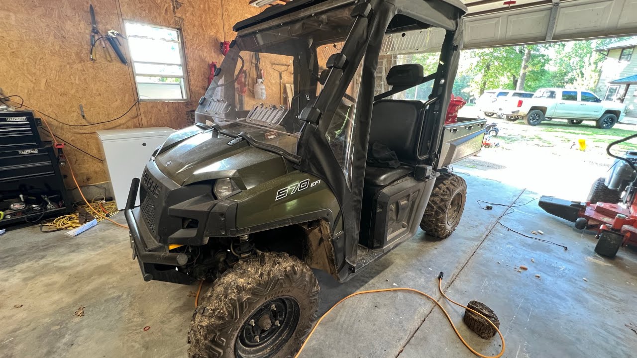 Замена масла Polaris Ranger 570