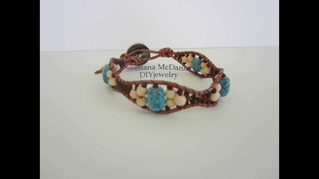 Wave Leather Bracelet. Chan Luu inspired Bracelet . Браслет Волна