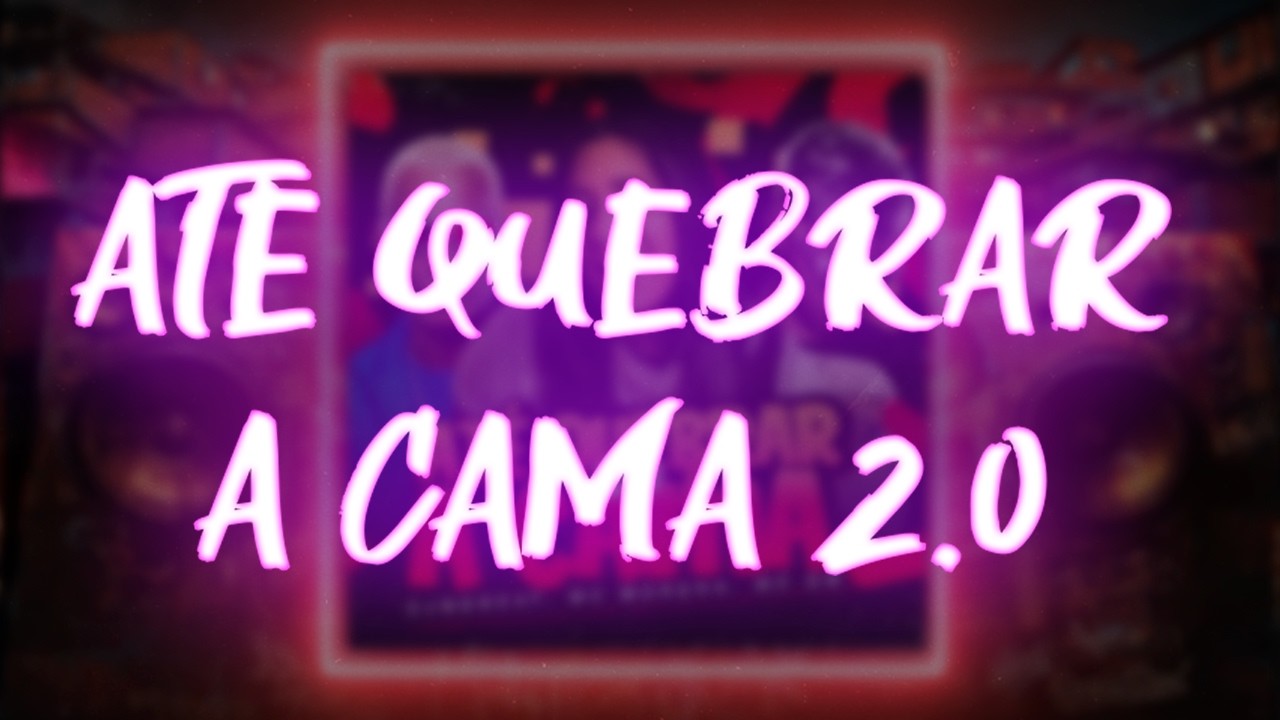 Ate quebrar a cama 2 0 - CJ no beat, MC Morena, Mc GW