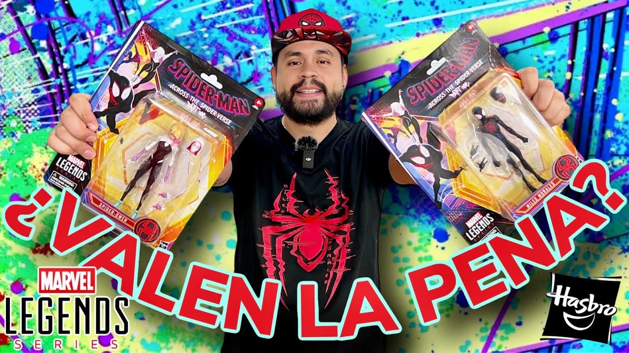 🕷️🕸️SPIDERMAN Miles Morales y Spider-Gwen de la pelicula Across the Spider-verse | Hasbro