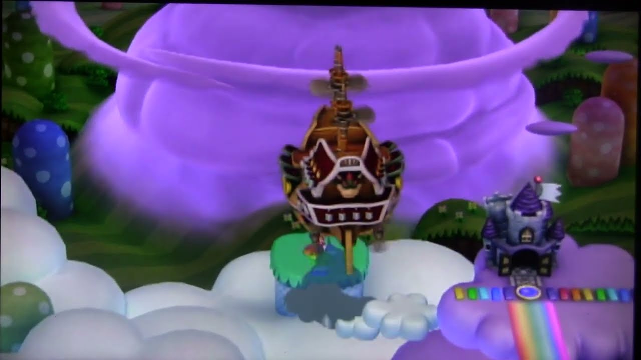 Ludwig’s Rail‑Block Fortress ✦ Extreme Star Coin Guide　｜　New Super Mario Bros. U　｜Marshmallow Clouds
