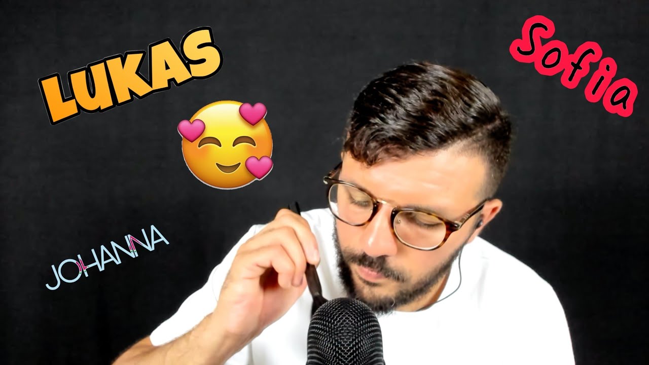 ASMR FRANÇAIS - Je chuchote vos prénoms - ear to ear (whispering your name)