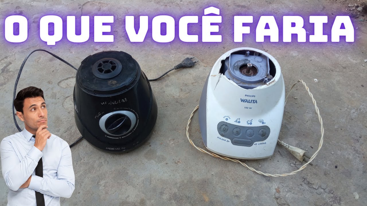 IDÉIA GÊNIAL COM MOTOR DE LIQUIDIFICADOR, NEM EU ACREDITEI NO RESULTADO #engenharia 🇧🇷