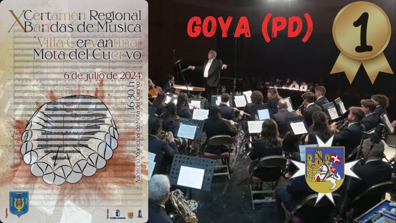 Goya (Pasodoble) - Juli&aacute;n Palanca - ABM Alc&aacute;zar de San Juan - X Certamen Regional Bandas de CLM