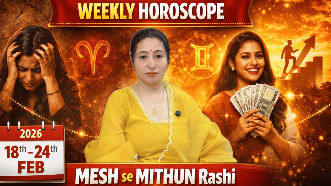 Weekly Rashifal 18–24 Feb 2026 | Mesh Taurus Mithun — Big Astrology Predictions That Can Shock You 😱