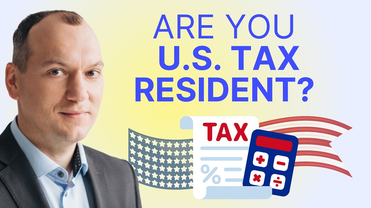 ❓Are you U.S. tax resident? Calculator and IRS substantial presence test ✍️