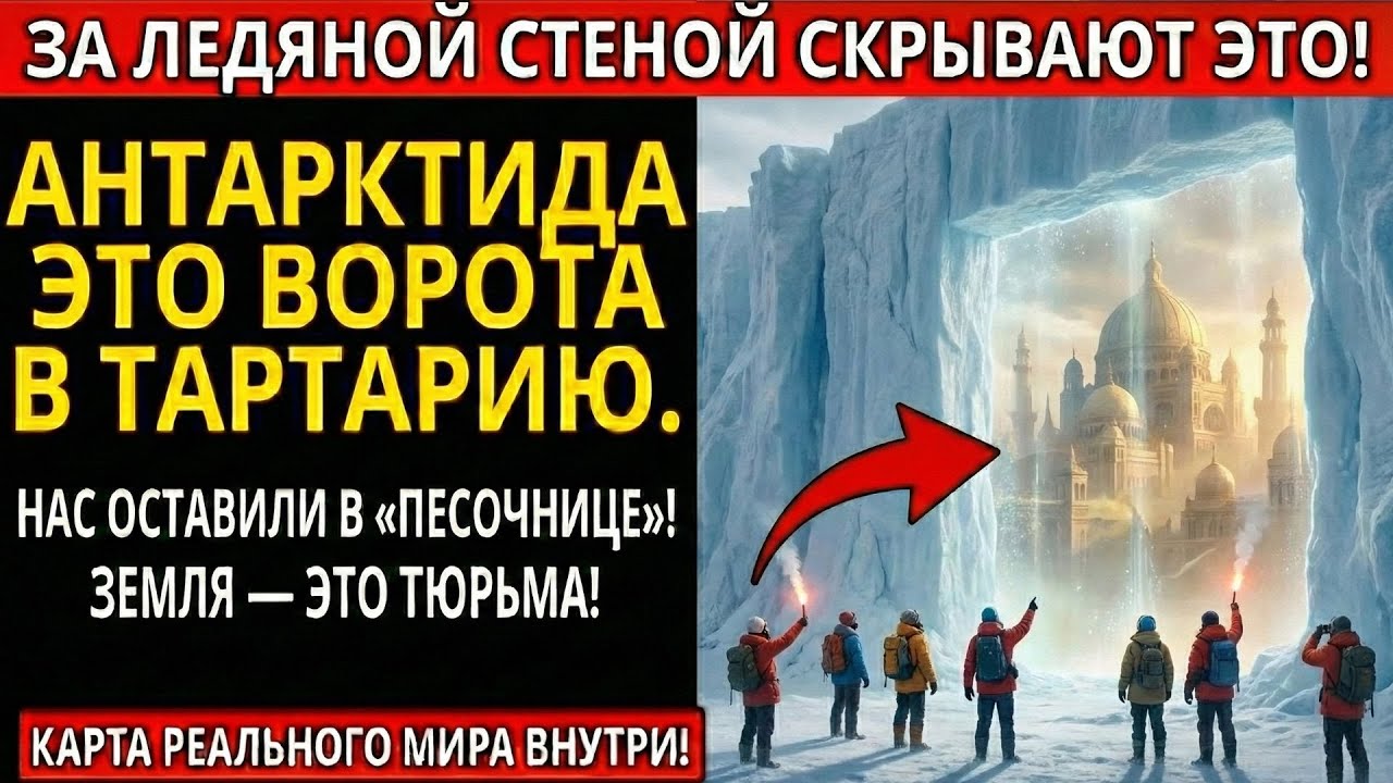 АНТАРКТИДА — ЭТО НЕ ЛЁД! Это ВХОД В ТАРТАРИЮ!