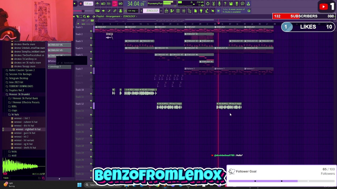 its mad early so I opened up FL Studio